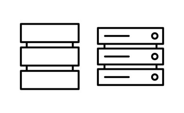 Database icon vector for web and mobile app. database sign and symbol