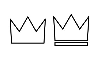 Crown icon vector for web and mobile app. crown sign and symbol