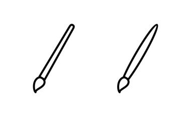 Web ve mobil uygulama için simge vektörünü boya. Boya fırçası işareti ve sembol. boyama silindiri vektörü