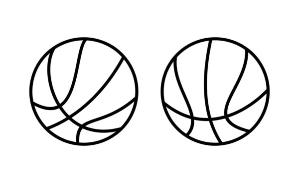 Basketball Icon Vector Web Mobile App Basketball Ball Sign Symbol — ストックベクタ