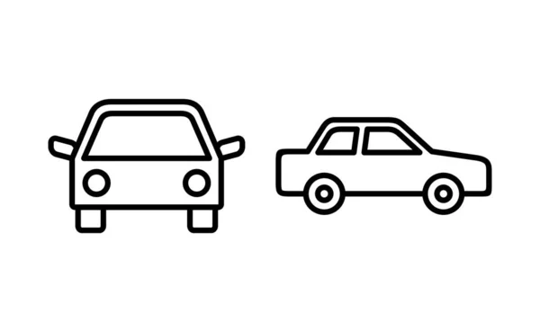 Εικονίδιο Αυτοκινήτου Διάνυσμα Για Web Και Mobile App Σήμανση Αυτοκινήτου — Διανυσματικό Αρχείο