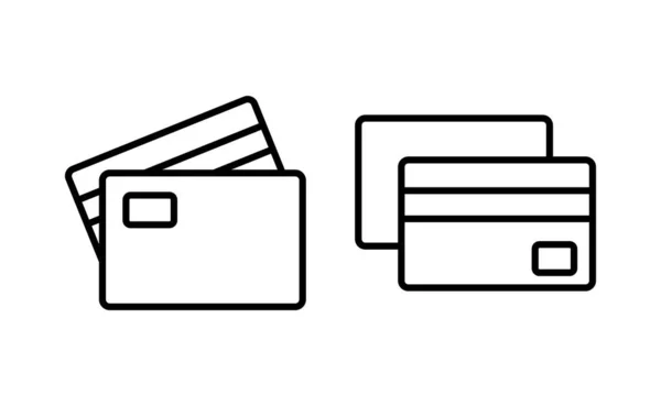 Διάνυσμα Εικονιδίου Πιστωτικής Κάρτας Για Web Και Mobile App Σύμβολο — Διανυσματικό Αρχείο