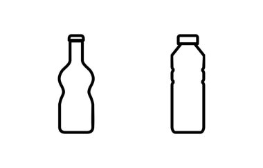 Bottle icon vector for web and mobile app. bottle sign and symbol