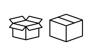 Box icon vector for web and mobile app. box sign and symbol, parcel, package