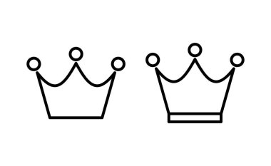 Crown icon vector for web and mobile app. crown sign and symbol