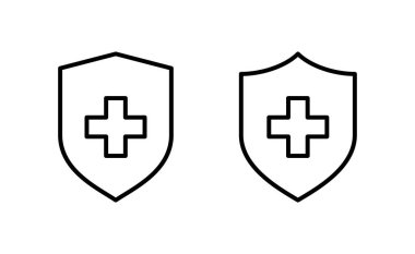 Health insurance icon vector for web and mobile app. Insurance document sign and symbol