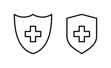 Health insurance icon vector for web and mobile app. Insurance document sign and symbol