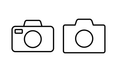 Camera icon vector for web and mobile app. photo camera sign and symbol. photography icon.