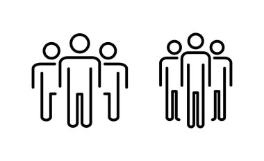 Web ve mobil uygulama için insan simgesi. İmza ve sembol. Kullanıcı Simgesi vektörü