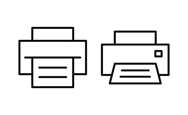 Icono Impresión Vector Para Web Aplicación Móvil Signo Símbolo Impresora — Archivo Imágenes Vectoriales