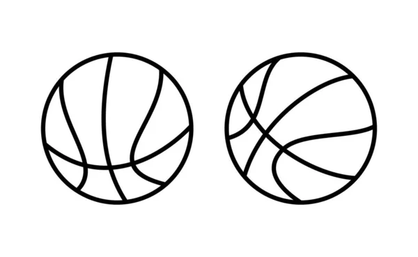 Basketball Icon Vector Web Mobile App Basketball Ball Sign Symbol — Stock vektor