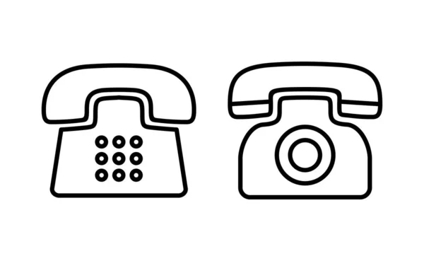 Telefon Icon Vektor Für Web Und Mobile App Handyzeichen Und — Stockvektor
