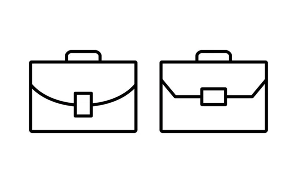 Briefcase Icon Vector Web Mobile App Suitcase Sign Symbol Luggage — 图库矢量图片