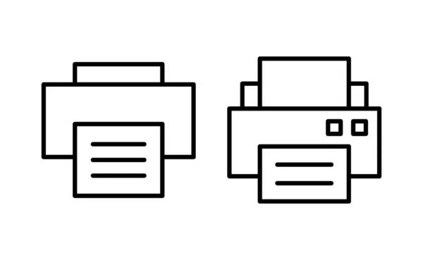 Icono Impresión Vector Para Web Aplicación Móvil Signo Símbolo Impresora — Vector de stock