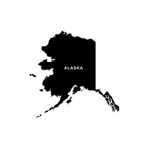 stock vector Alaska map icon. Alaska icon vector