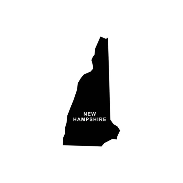Иконка Карты Нью Гэмпшира Нью Гемпширский Вектор — стоковый вектор