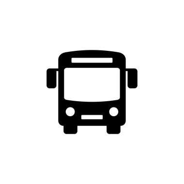 Otobüs simgesi. Otobüs tabelası ve sembol. taşıma sembolü
