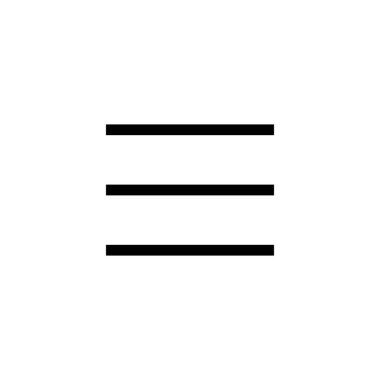 Menü Simgesi. Web menü işareti ve sembol. Hamburger menüsü sembolü