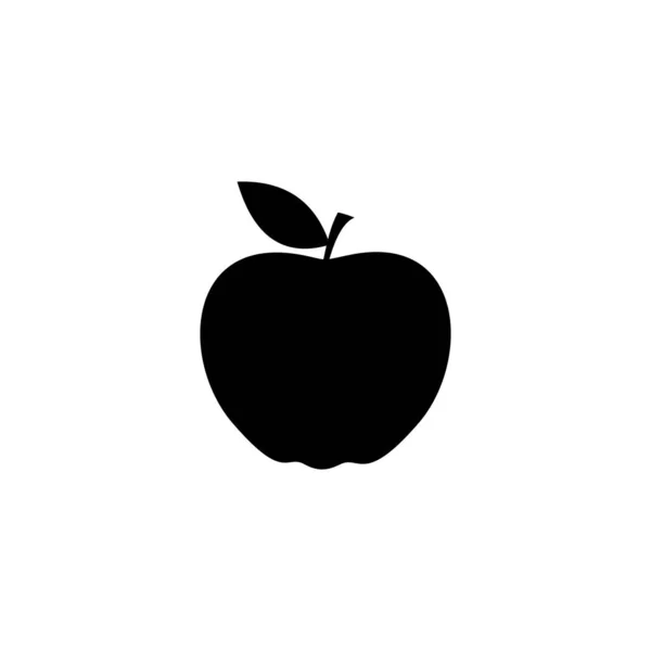 Значок Яблока Apple Знак Символы Веб Дизайна — стоковый вектор