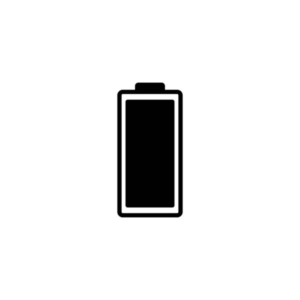 Batterij Icoon Acculadingsteken Symbool Batterijlaadniveau — Stockvector