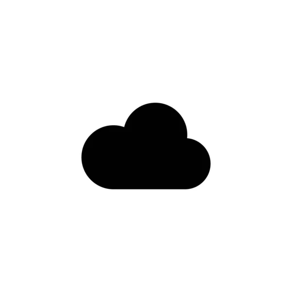 Felhő Ikon Felhő Jel Szimbólum — Stock Vector