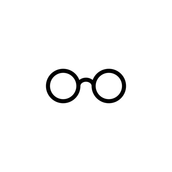 Ikona Brýlí Značka Symbol Brýlí — Stockový vektor