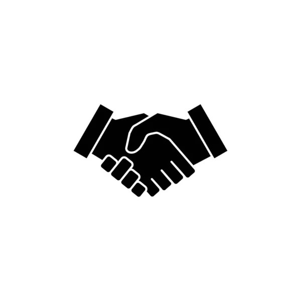 Handshake icon. business handshake sign and symbol. contact agreement