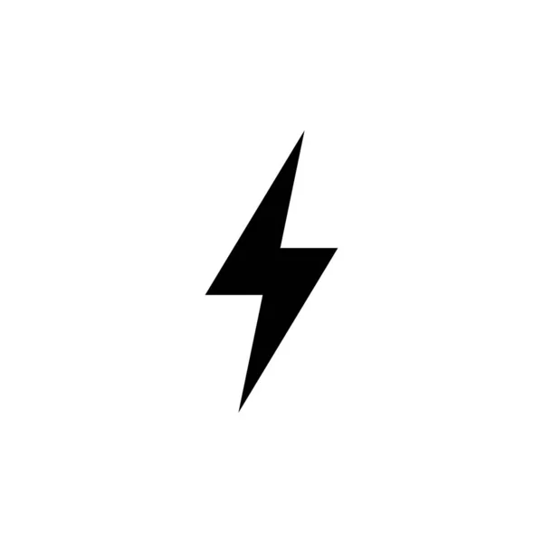 闪电图标 电信号和符号 功率图标 能量符号 — 图库矢量图片