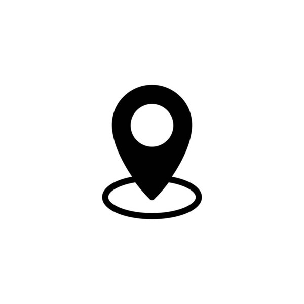 Maps and pin icon. location sign and symbol. geo locate, pointer icon.