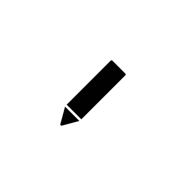 鉛筆アイコン ペンサインとシンボル アイコンベクトルを編集 — ストックベクタ