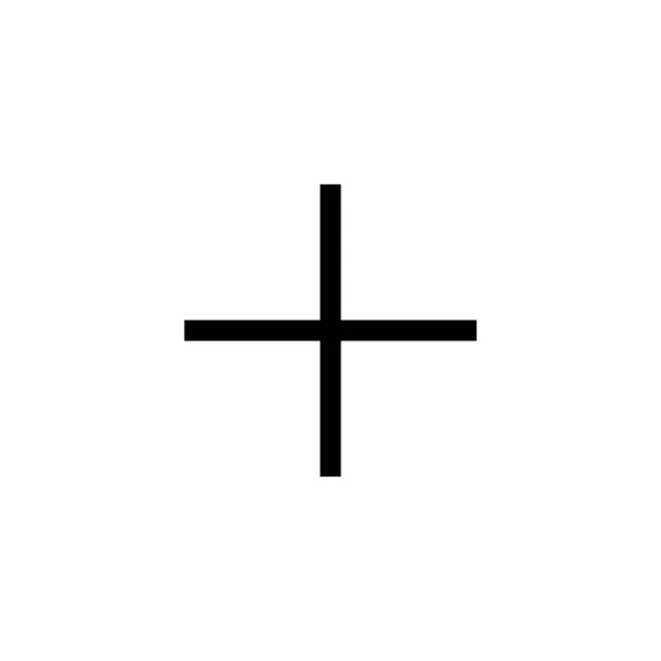 Ikonen Lägg Till Plustecken Och Symbol — Stock vektor