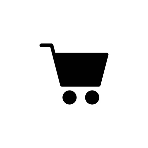 Ikona Zakupów Znak Symbol Wózka Ikona Wózka — Wektor stockowy