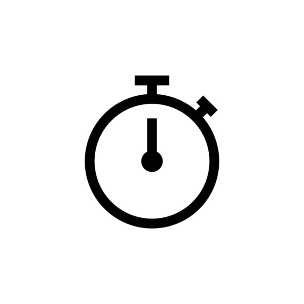 Kronometre Simgesi Zamanlayıcı Işareti Sembol Geri Sayım Simgesi Zaman Dönemi — Stok Vektör