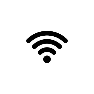 Karı simgesi. İşaret işareti ve sembol. Kablosuz simge