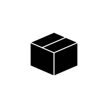 Kutu simgesi. kutu işareti ve sembol, paket, paket