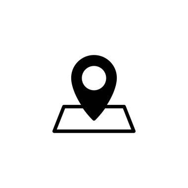 Haritalar ve iğne simgesi. konum işareti ve sembol. coğrafi konum, imleç simgesi.