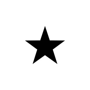 Yıldız Simgesi. Reyting işareti ve sembol. favori yıldız simgesi
