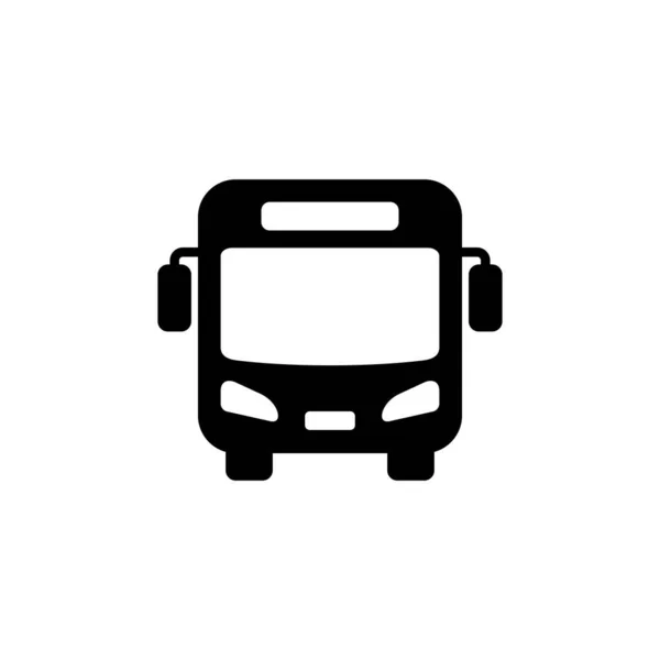 Icona Dell Autobus Segno Simbolo Dell Autobus Simbolo Trasporto — Vettoriale Stock