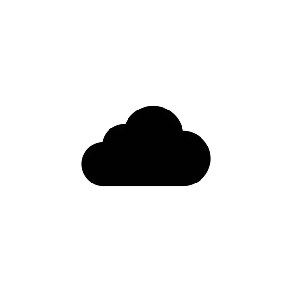 Icône Nuage Signe Symbole Nuage — Image vectorielle