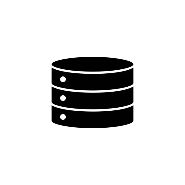Datenbank Symbol Zeichen Und Symbol Der Datenbank — Stockvektor