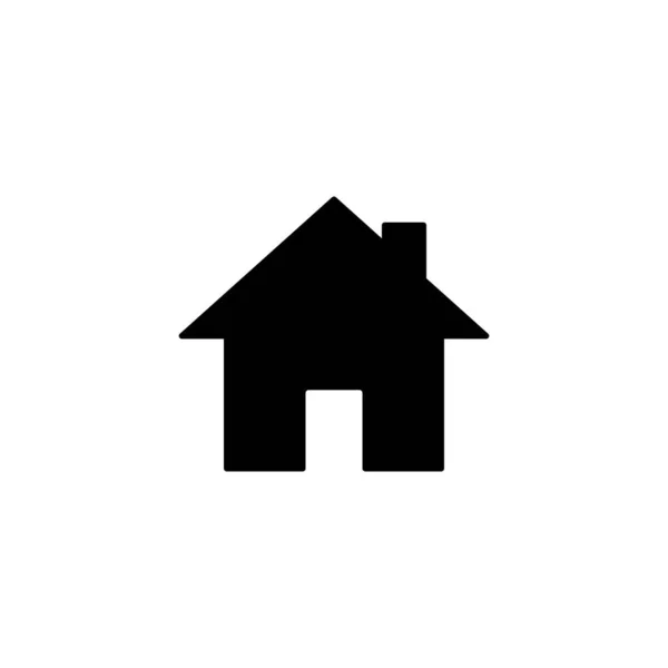 Icona Della Casa Home Segno Simbolo — Vettoriale Stock