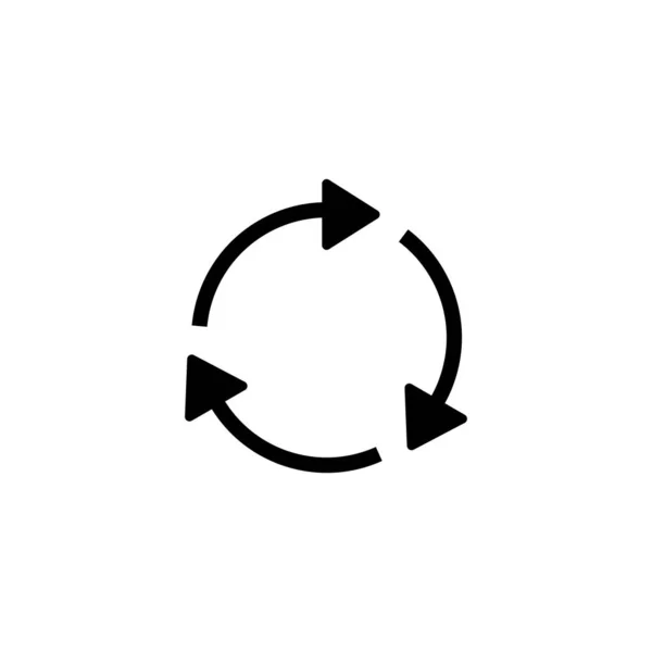 Icône Recyclage Signe Symbole Recyclage — Image vectorielle