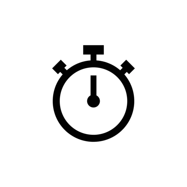 Stoppur Ikonen Timertecken Och Symbol Nedräkningsikonen Tidsfrist — Stock vektor