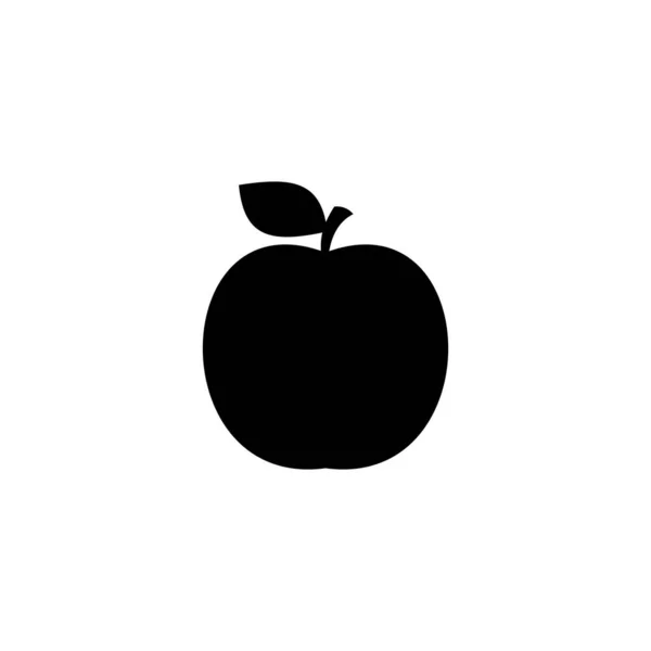 Elma Ikonu Web Tasarımı Için Elma Işareti Semboller — Stok Vektör
