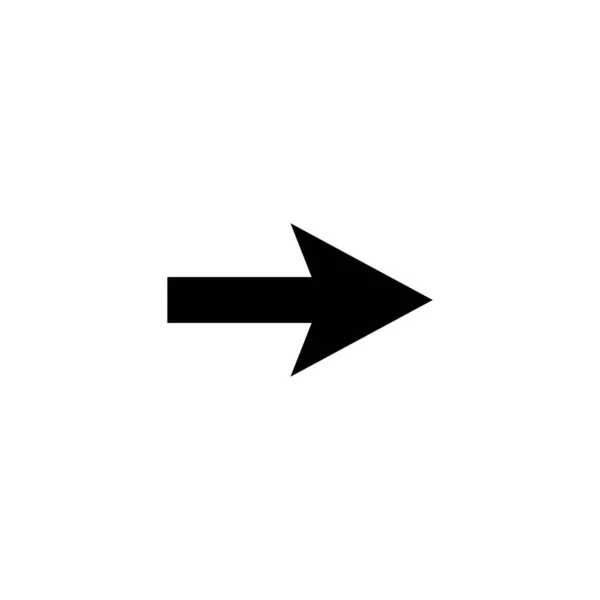 Icono Flecha Signo Flecha Símbolo Para Diseño Web — Archivo Imágenes Vectoriales