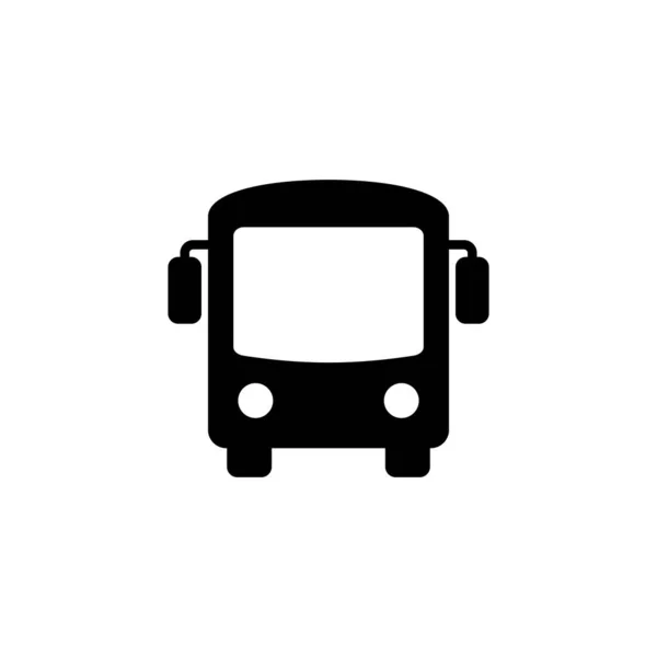 Icona Dell Autobus Segno Simbolo Dell Autobus Simbolo Trasporto — Vettoriale Stock