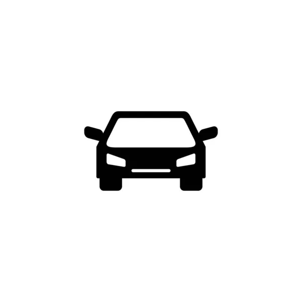 Car Icon Car Sign Symbol Small Sedan — Stock Vector