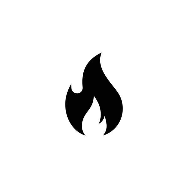 Tűz Ikon Tűz Jel Szimbólum — Stock Vector