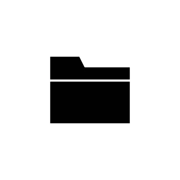 Ikona Folderu Znak Folderu Symbol — Wektor stockowy