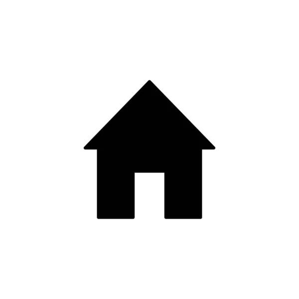 Ícone Casa Início Sinal Símbolo — Vetor de Stock